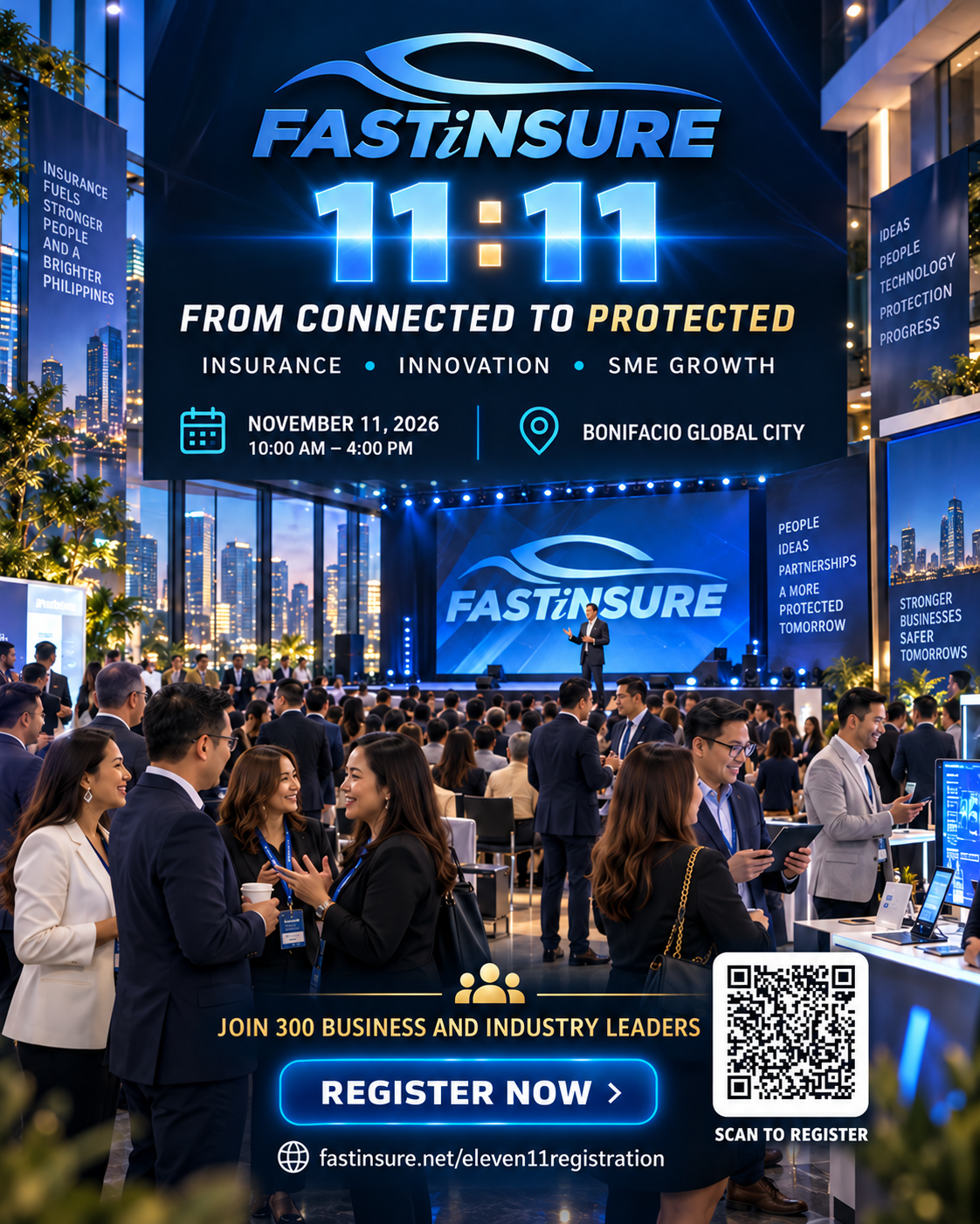 Fastinsure 11:11 conference poster
